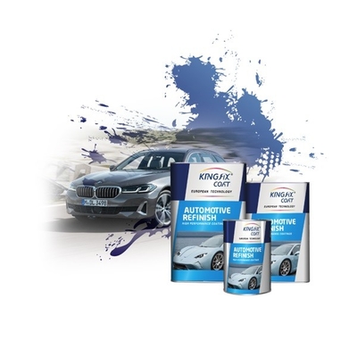 Сплошной цвет High Gloss 1K Basecoat Car Paint Bright Red Pearl Base Coat