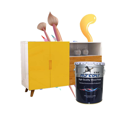Низкий VOC PU древесная краска гладкая матовая отделка Покрывает 10-15 кв. футов / литр